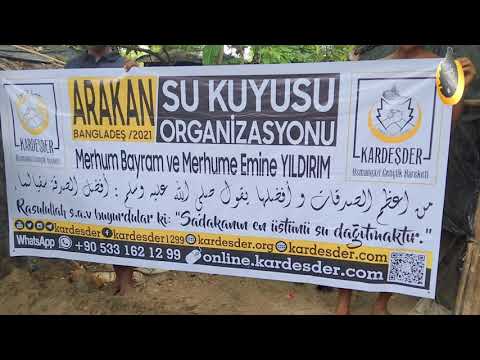 SADAKANIN EN ÜSTÜNÜ SU DAĞITMAKTIR