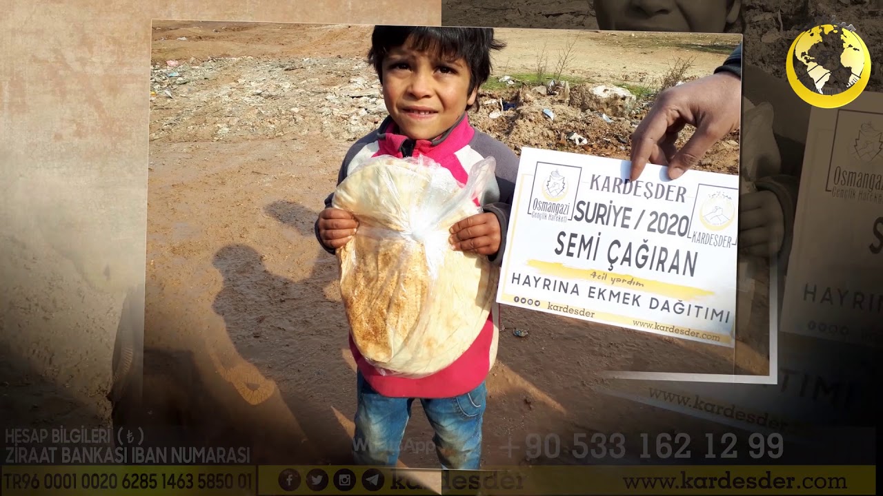 BİR LOKMAYA MUHTAÇ KARDEŞLERİNİZE YARDIMLARINIZLA EL UZATIN
