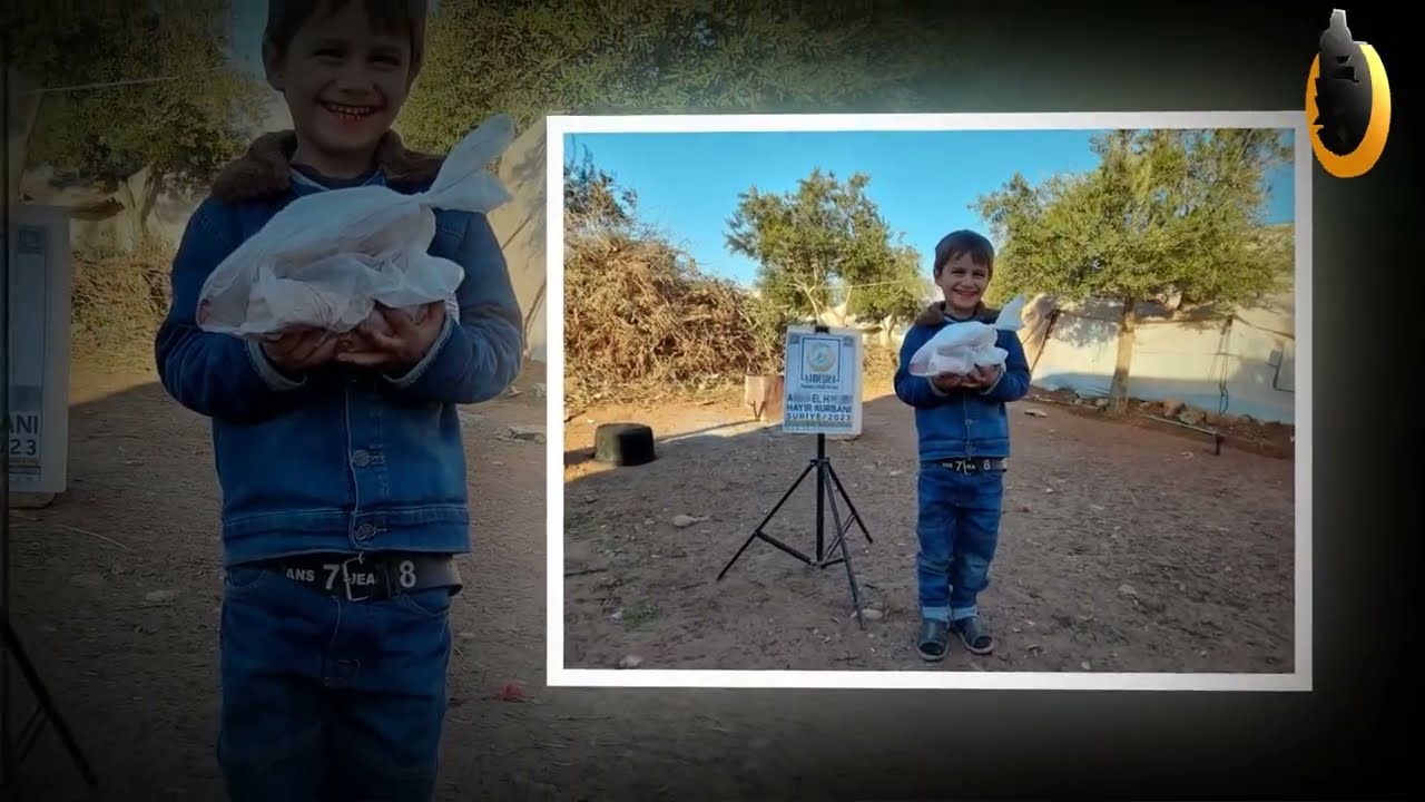 KURBAN, İDLİB'İN YETİMLERİYLE PAYLAŞINCA GÜZEL