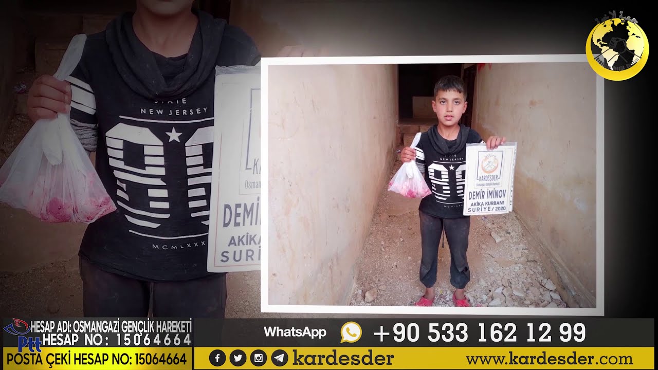 KURBAN BAĞIŞLARINIZI SURİYE'DE KESİYORUZ