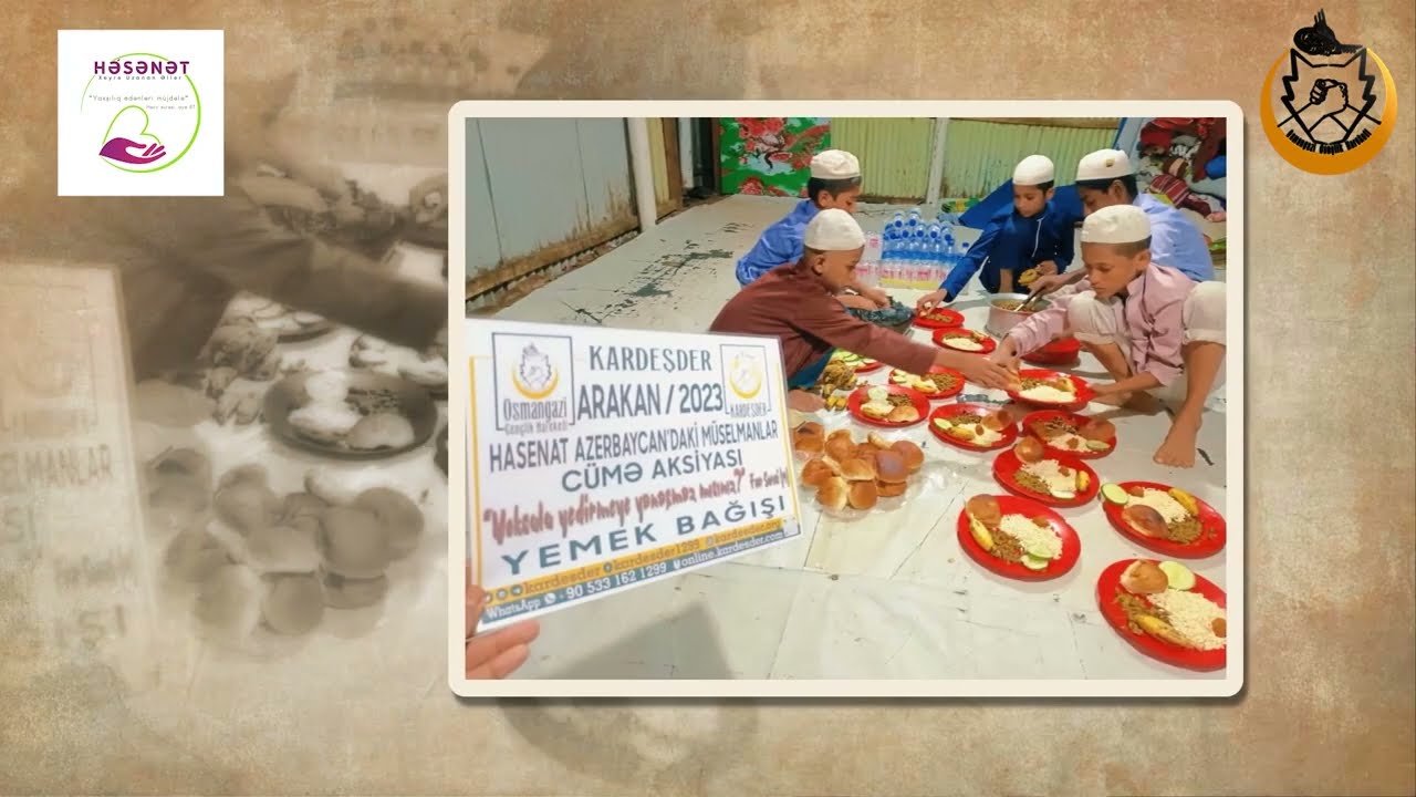ARAKANLI KARDEŞLERİMİZİN SOFRASINA BİR YEMEK DE SEN KOY