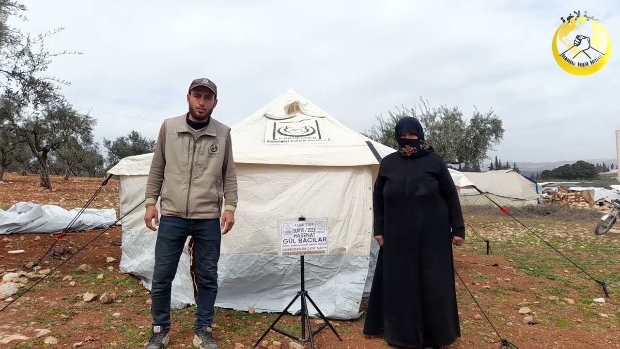 SURİYE'DE DEPREM MAĞDURU AİLELERİMİZE ÇADIR BAĞIŞLARINIZI ULAŞTIRIYORUZ