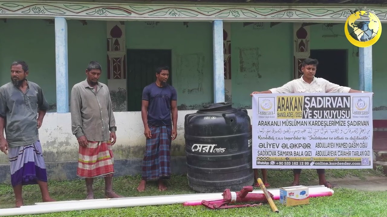 ARAKANLI KAMPLARINDA UMUT SU KUYULARINDA