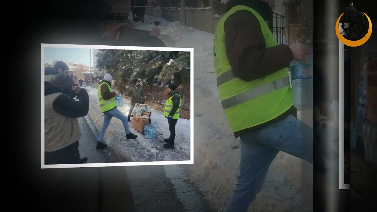 DEPREM BÖLGESİNDEKİ İHTİYAÇ SAHİPLERİNE SU DAĞITIMI