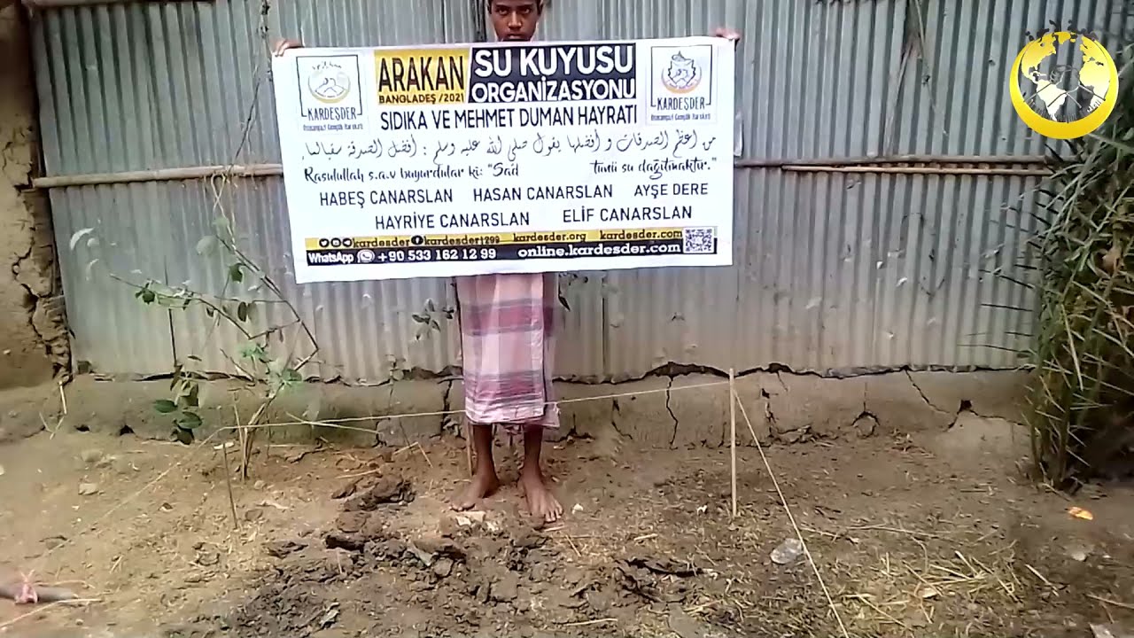 İÇME SUYUNA SİZLERİN BAĞIŞLARI İLE KAVUŞUYORLAR