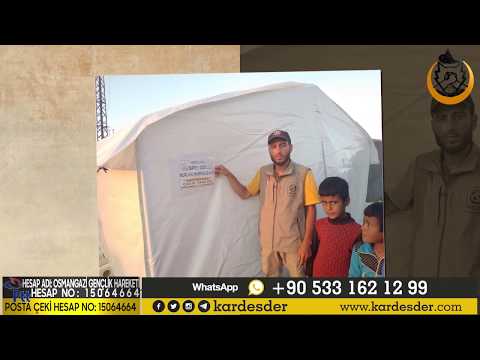 ÇADIR KAMPANYASI: MAZLUMLARA DESTEK OLMAYA DEVAM EDİYORUZ