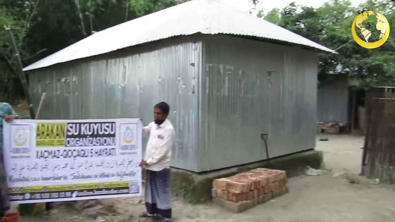 ARAKANLI KAMPLARINDAKİ KARDEŞLERİMİZ TEMİZ SUYA KAVUŞUYOR