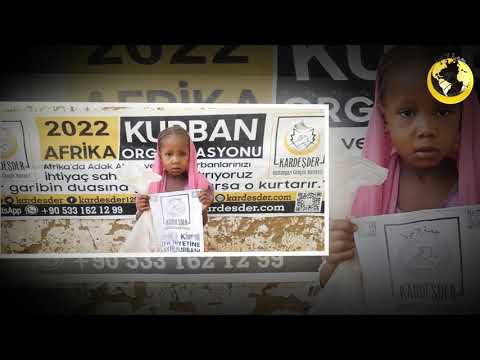 KURBANLARINIZI AFRİKA'DA MAZLUMLARA DAĞITIYORUZ