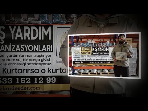 SURİYE'NİN YETİMLERİNE KIŞLIK MONT VE BOT YARDIMI