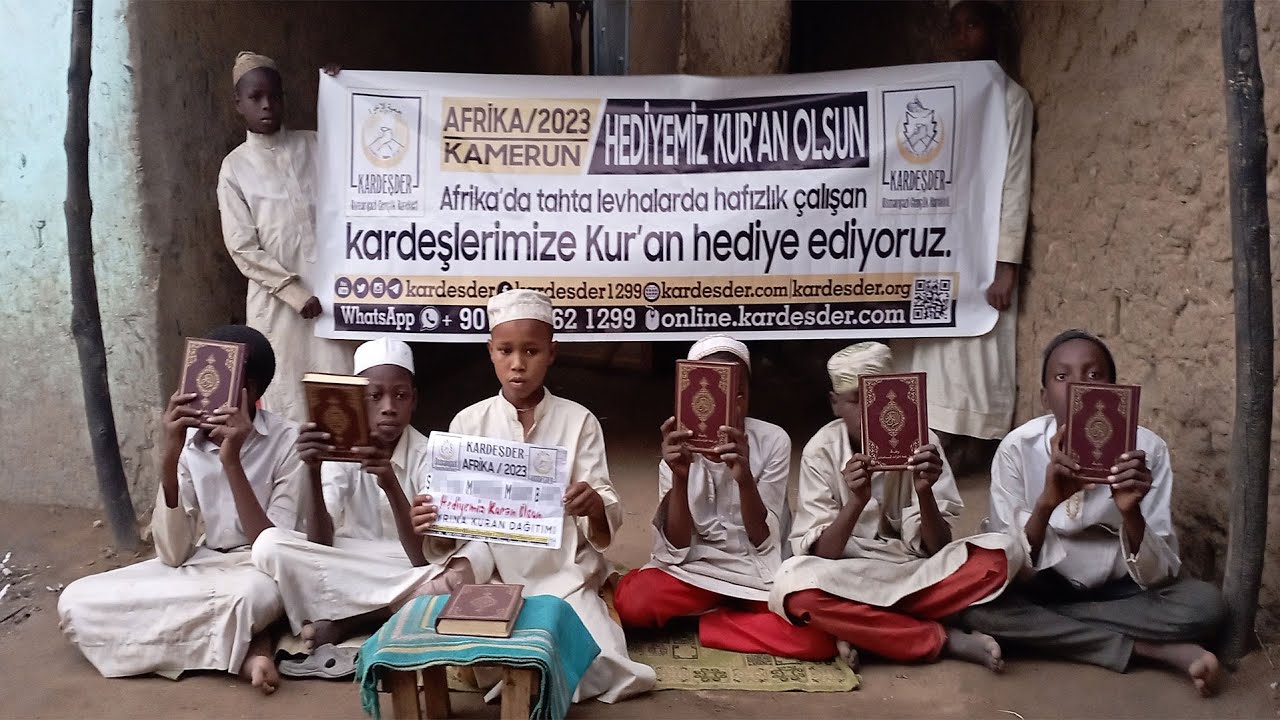AFRİKA'NIN YETİMLERİNE KUR'AN-I KERİM BAĞIŞLARINIZI ULAŞTIRIYORUZ