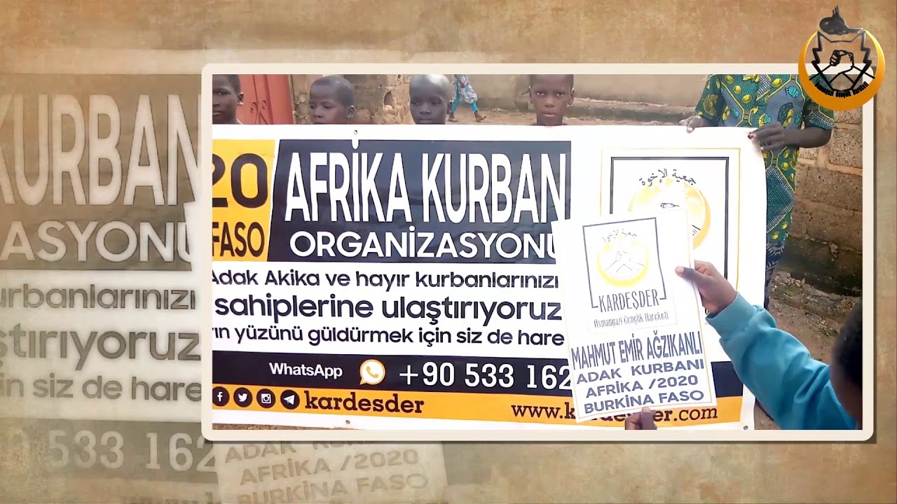 BURKİNA FASO'DA YETİMLER KURBAN BAĞIŞLARINIZ İLE SEVİNİYOR