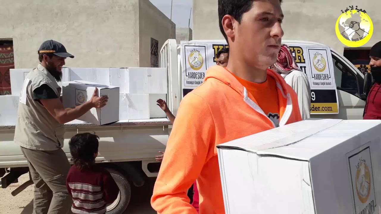 Doğu Guta'dan gelen muhacir kardeşlerimize gıda yardımı