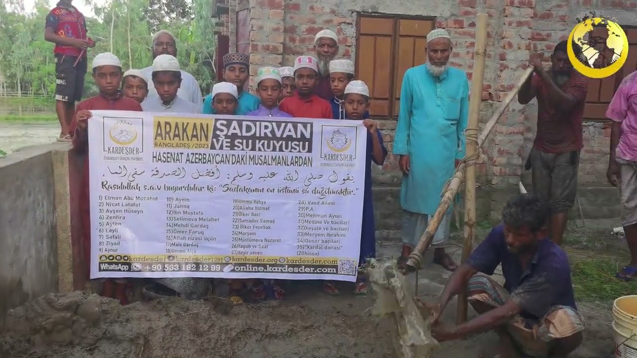 ARAKANLI KAMPLARINDA MUTLULUK, ŞADIRVANLI SU KUYULARINDA