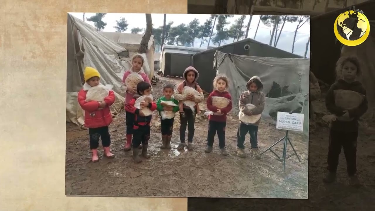 ÇADIRLARDA EKMEK BAĞIŞLARINIZI BEKLEYEN YETİMLER VAR