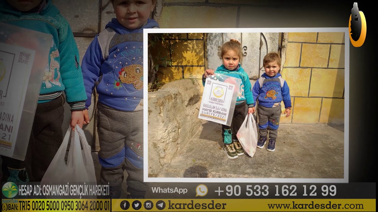 KURBAN BAĞIŞLARINIZ İLE MAZLUMLARA UMUT OLUN