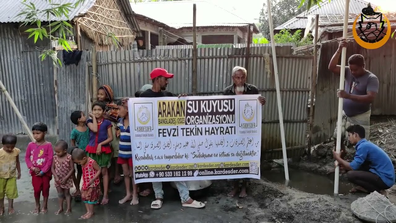 ARAKANLI KAMPLARINDA SU KUYUSU BAĞIŞIN İLE SUSUZLUĞA ÇARE OL