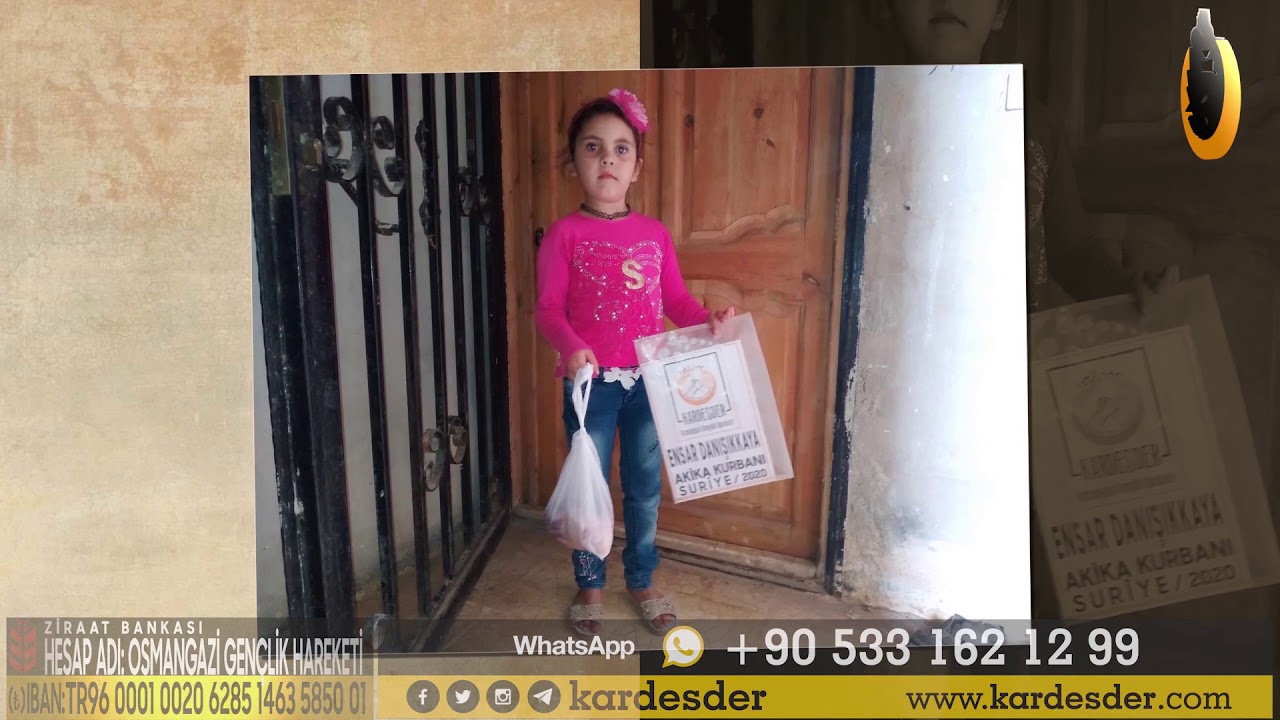 KURBAN BAĞIŞLARINIZI EN İHTİYAÇ SAHİPLERİNE ULAŞTIRIYORUZ