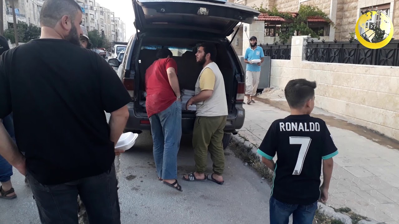 İdlib - Medine bölgesi İftariyelik dağıtımı