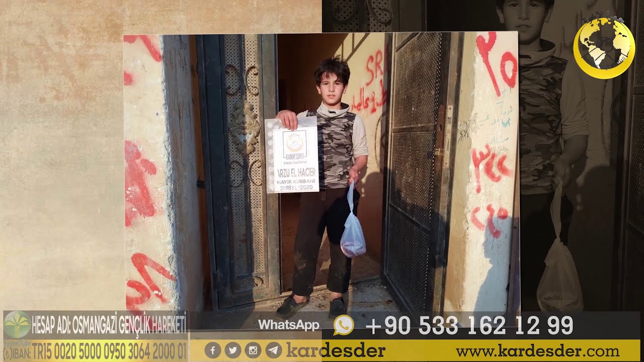 KURBANLARINIZ SURİYE'DE MUTLULUĞA DÖNÜŞÜYOR