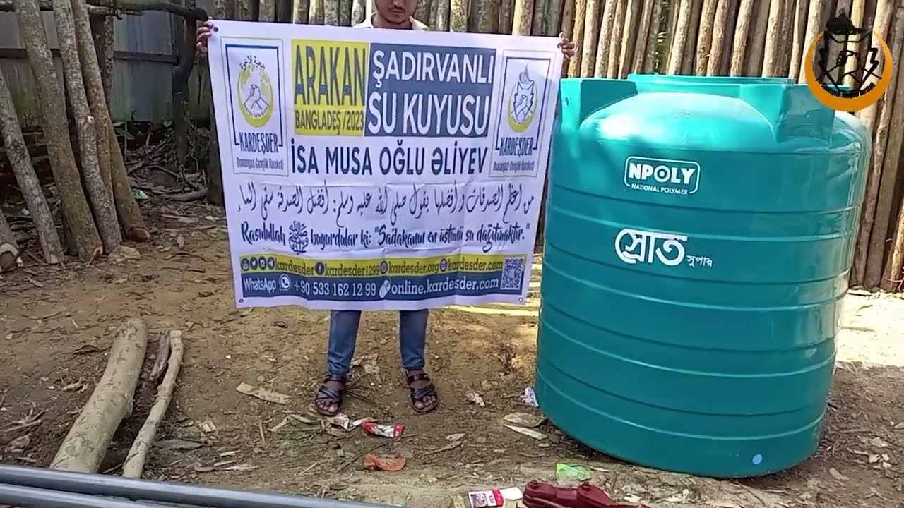 ŞADIRVAN BAĞIŞIN İLE ARAKANLI KAMPLARININ TEMİZ SU İHTİYACINI GİDEREBİLİRSİN