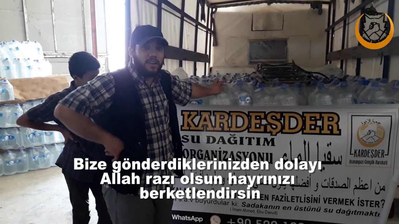 Türkmen Dağı'na en uç noktalara su yardımı