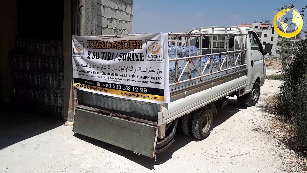 Türkmen Dağı 2 ton su yardımı