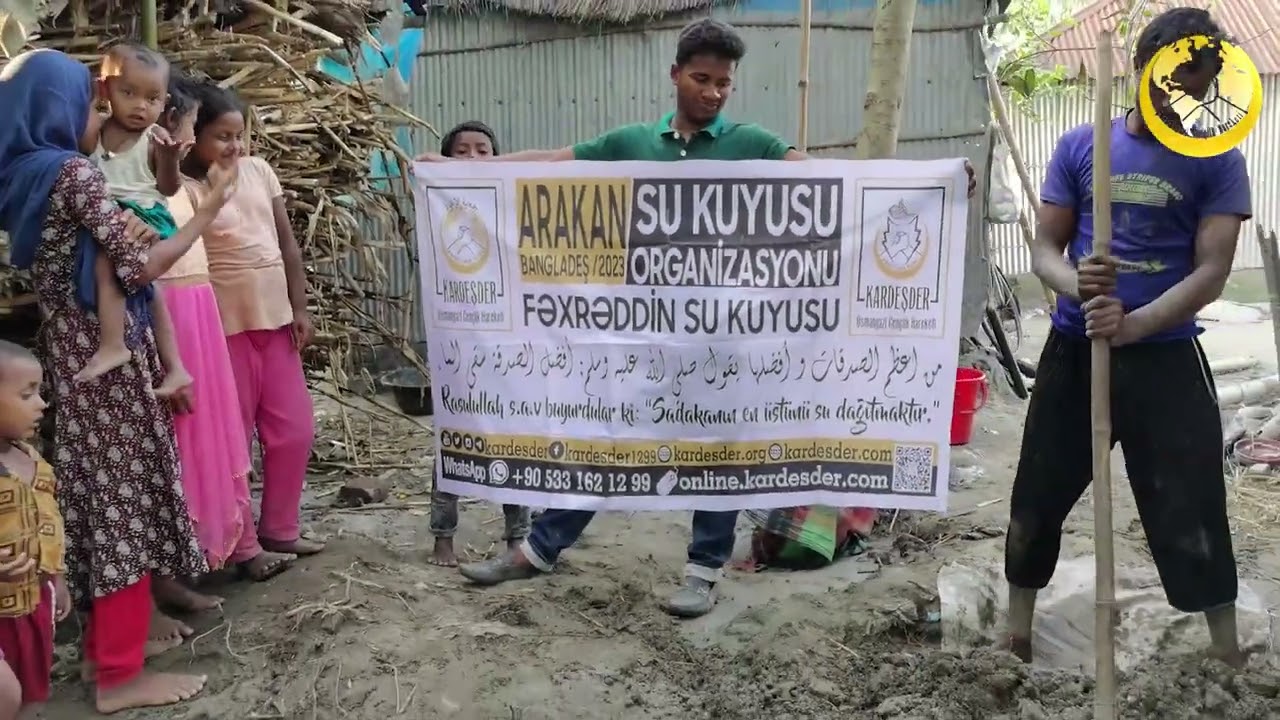 ARAKANLI KARDEŞLERİMİZİN SUSUZLUĞUNA SES VER