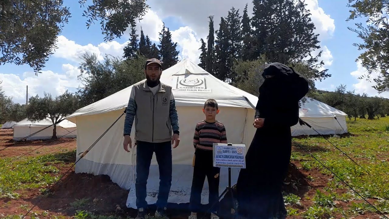 ÇADIR İKRAMIN İLE DEPREMZEDE AİLELERE HAYAT OL