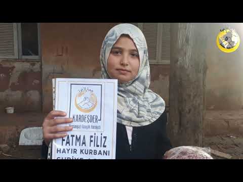 Suriye'de hayır kurbanlarınız mazlumları sevindiriyor
