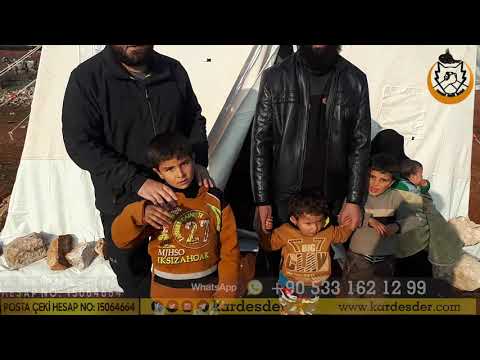 YURTLARINDAN ÇIKARILANLARA ÇADIR YARDIMI