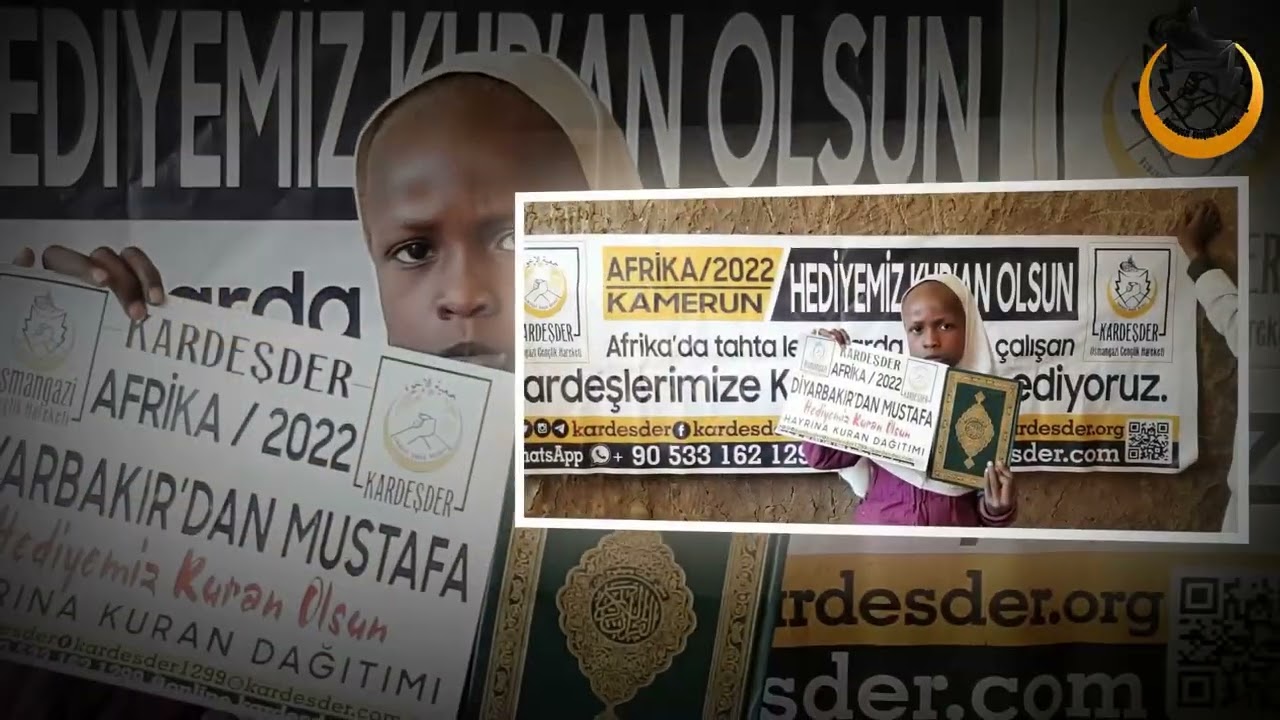 SEN DE AFRİKA'NIN YETİMLERİNE KUR'AN-I KERİM HEDİYE ET