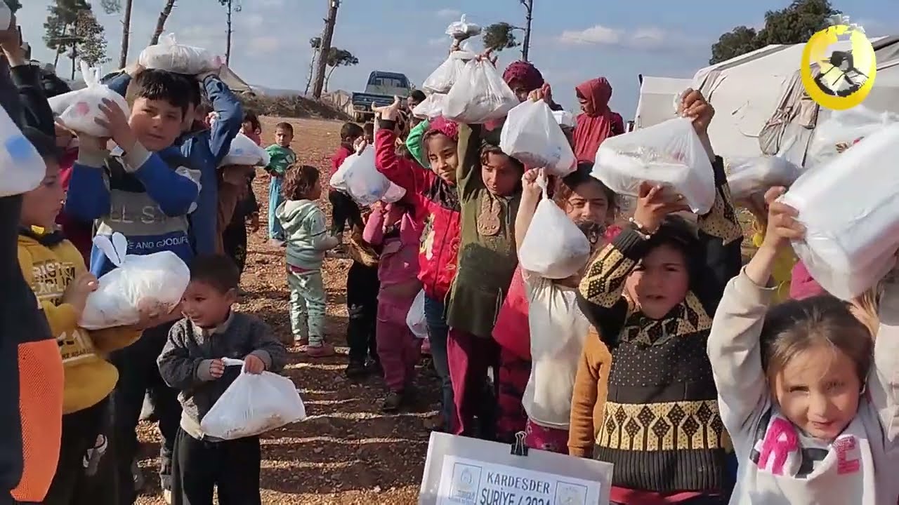 ÇADIRLARDA KALAN YETİMLERİMİZE İFTARİYELİK YEMEK DAĞITIMI
