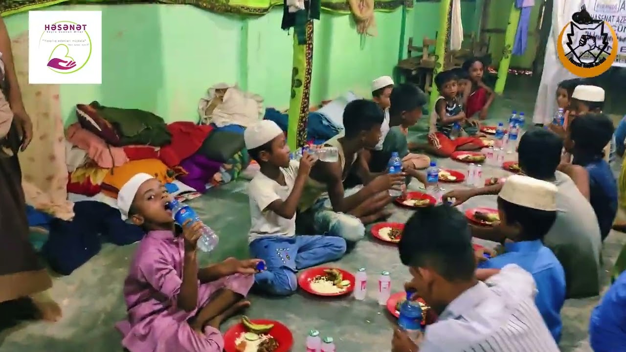 ARAKANLI KAMPLARINDA TALEBELERİMİZE YEMEK İKRAMI