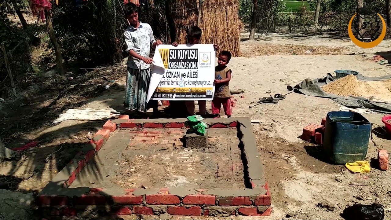 ARAKANLI KARDEŞLERİMİZ İÇME SUYUNA KAVUŞUYOR