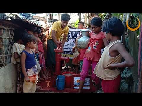 ARAKAN'IN MAZLUM ÇOCUKLARINI SU KUYUSU AÇARAK SEVİNDİR