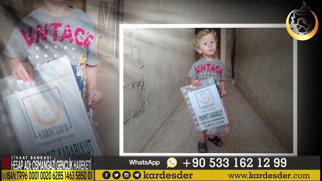 HAYIR KURBANLARINIZI SURİYE'DE KESİYORUZ