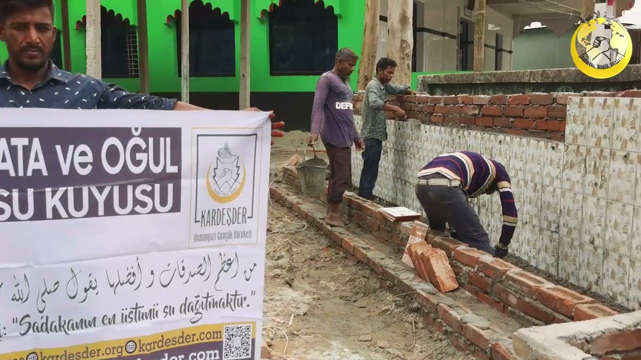 ARAKANLI KAMPLARINDA SU KUYUSU AÇTIRARAK ONLARIN YÜREKLERİNE SU SERP