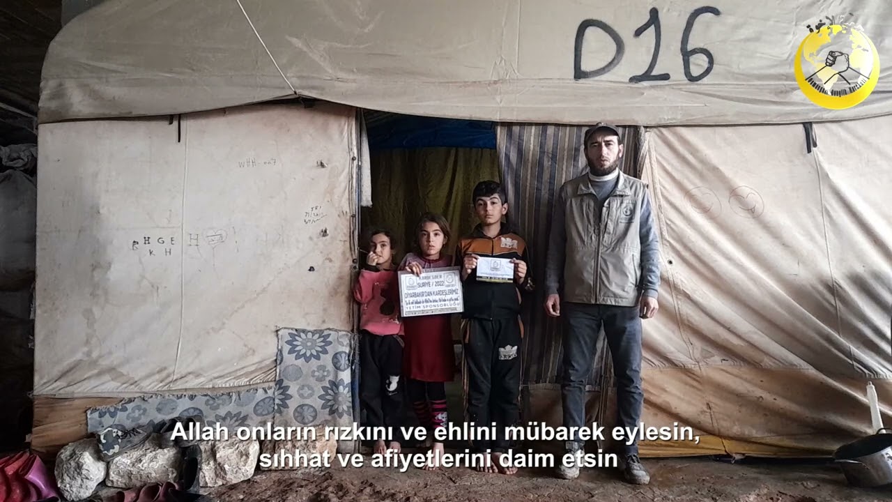 SEN DE YETİM KARDEŞLERİNE YARDIM ELİ UZAT
