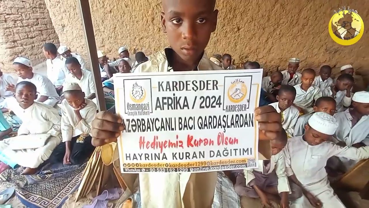 SEN DE KUR'AN HEDİYESİ İLE AFRİKA'YI SEVİNDİR