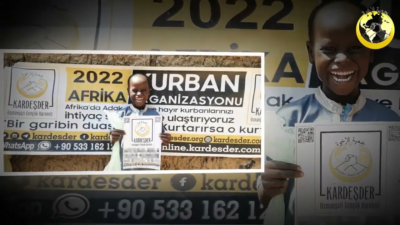 KARA KITANIN ÇOCUKLARIYLA KURBANINI PAYLAŞARAK ONLARIN YÜZÜNDE TEBESSÜM OL