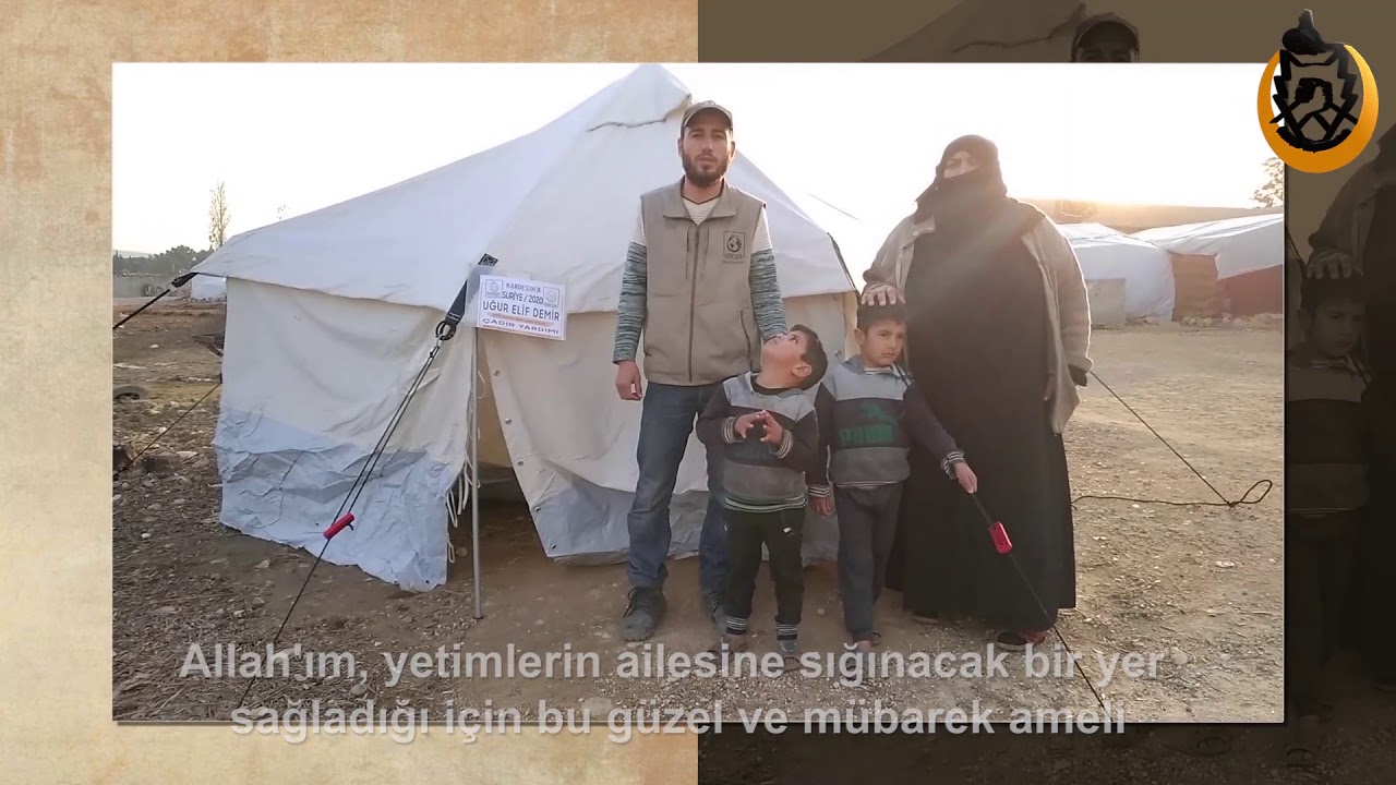SOĞUKTAN KORUYACAK BİR ÇADIR İLE ONLARA İYİLİKTE BULUNMAK İSTEMEZ MİSİN ?