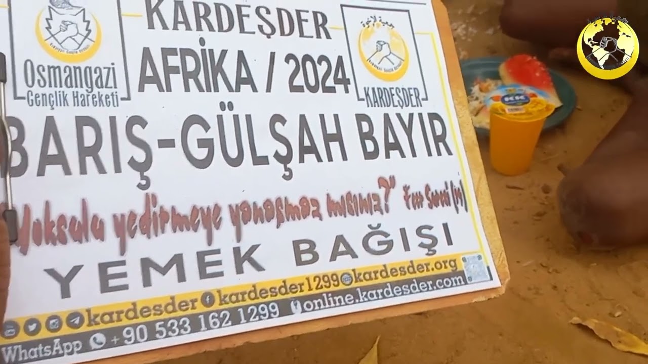 AFRİKA'DAKİ YETİMLERE YEMEK İKRAMINDA BULUNMAK İSTER MİSİN?