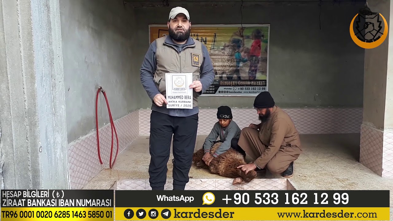 AKİKA KURBANLARI İLE İDLİB'E DESTEK OLUYORLAR