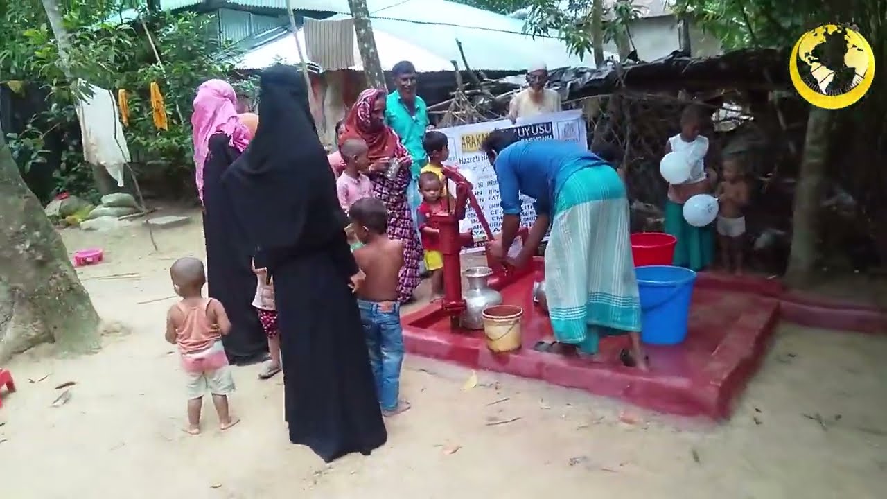 ARAKANLI KAMPLARINDA SU KUYUSU AÇILIŞIMIZI GERÇEKLEŞTİRDİK