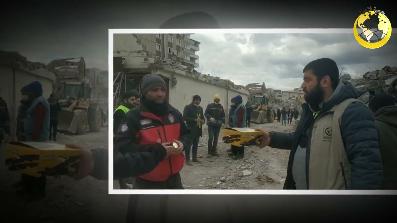 DEPREM BÖLGESİNDEKİ ARAMA KURTARMA EKİPLERİNE KORUMA GÖZLÜĞÜ DAĞITIMI