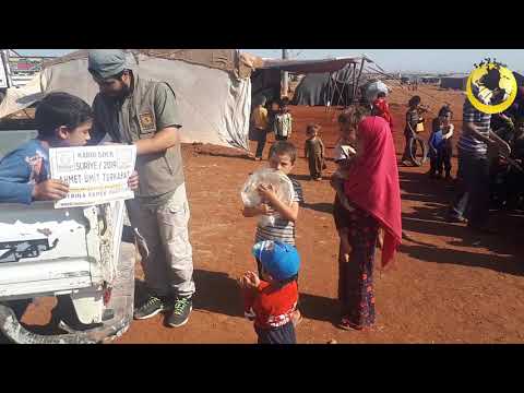 ZEYTİNLİKLERDE YAŞAYAN HALKA EKMEK DAĞITIMIMIZ DEVAM EDİYOR