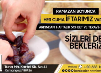 RAMAZAN BOYUNCA HER CUMA İFTAR 01