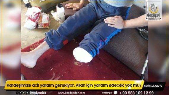 Kardeşimize acil yardım gerekiyor. Allah için yardım edecek yok mu 03