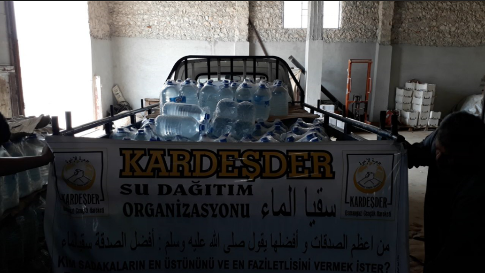 Havalar sıcakladı Türkmen Dağındaki kardeşlerimize su yardımı 01