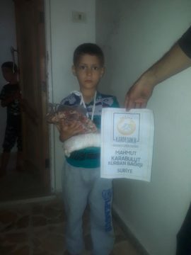 Yetimlere Akika kurbanı bağışı 09
